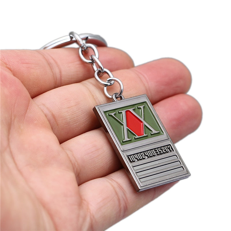 Game Jewelry HUNTER x HUNTER Keychain GON FREECSS License Pendant Key Ring Holder For Women Men Jewelry
