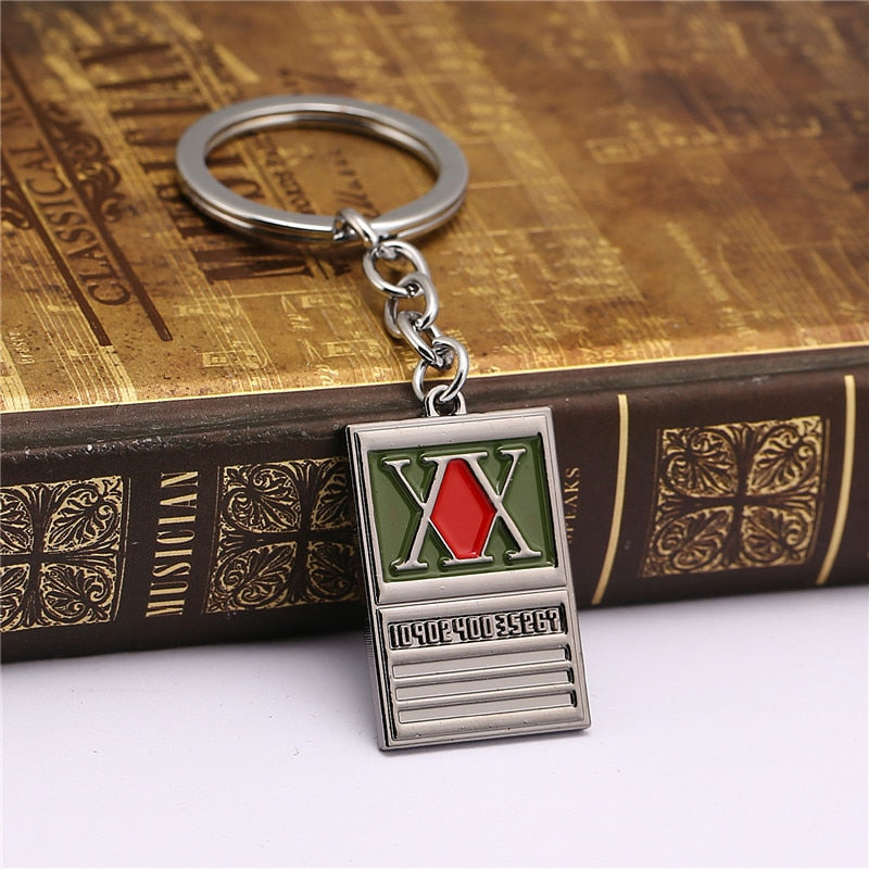 Game Jewelry HUNTER x HUNTER Keychain GON FREECSS License Pendant Key Ring Holder For Women Men Jewelry