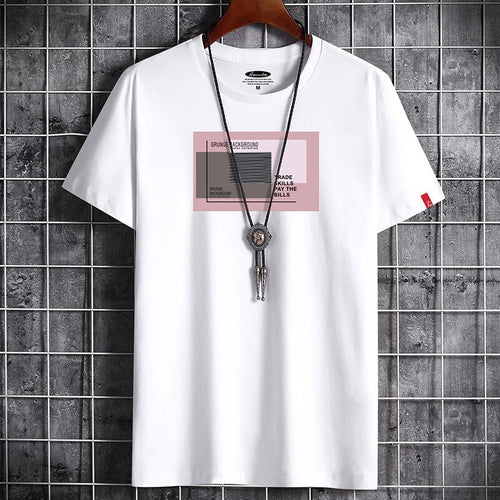 Fitness Black O Neck Man T-shirt For Male Oversized S-6XL New Men T-shirts Anime Newest T Shirt for Men Clothing Goth Punk