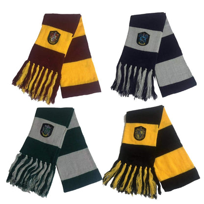 Harried Four College Scarf  Lengthened Thicken Of Magic Fans Gift For Men Women Jewelry Cotton Scarf