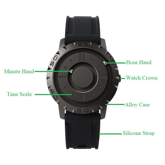 Magnetic Watch Men Luxury Brand Quartz Wrist Watches