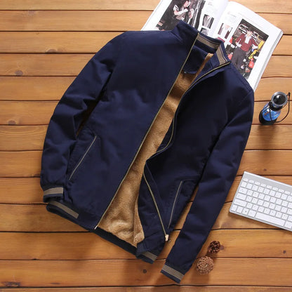 Men Slim Winter Jackets And Coats New Male Fleeces Warm Coats Fit Down Jackets Good Quality Men Cotton Spring Jackets Size 6XL