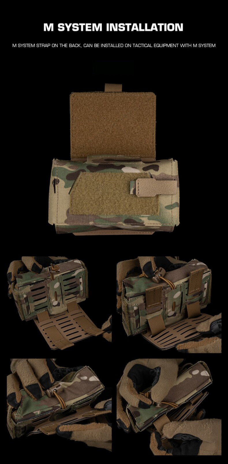 Compact Trauma Bag V3 GEN3 Style Agilit MD2 IFAK Tactical Medical First Aid Bag for Hunting Vest Plate Carrier Belt
