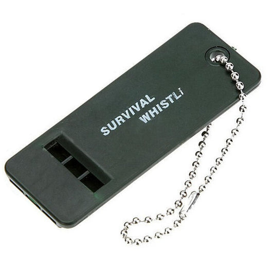 High-Frequency Survival Whistle – Loud 3-Tone Emergency Signal Whistle for Hiking & Camping