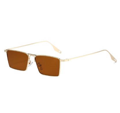 Box metal sunglasses for men and women driving sunglasses