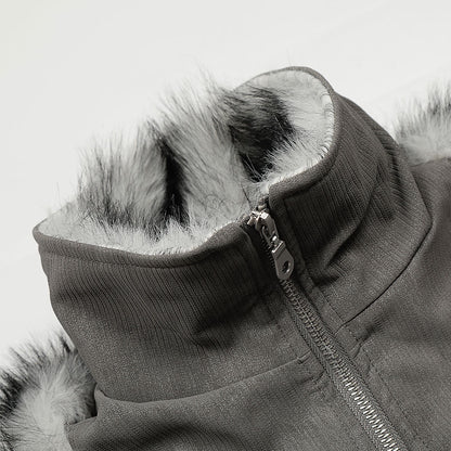 Fake two cotton coats for men