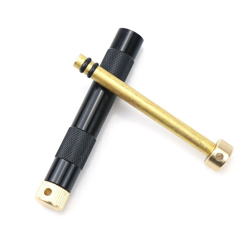 Outdoor Piston Fire Starter Air Compression Fire Tube Portable Fire Ignition Tool Camping Survival Kit