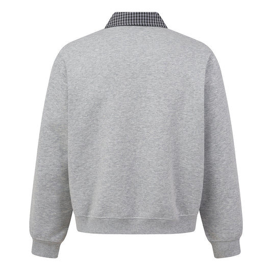 Fake Two Collar Hoodies for Men