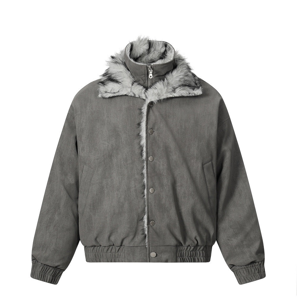 Fake two cotton coats for men