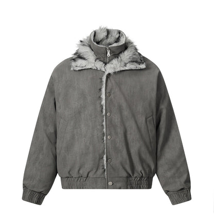Fake two cotton coats for men