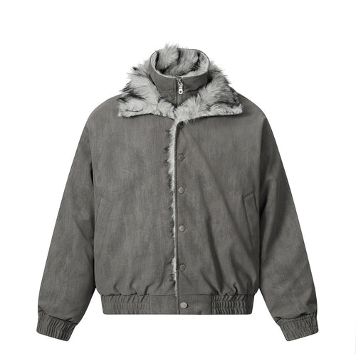 Fake two cotton coats for men