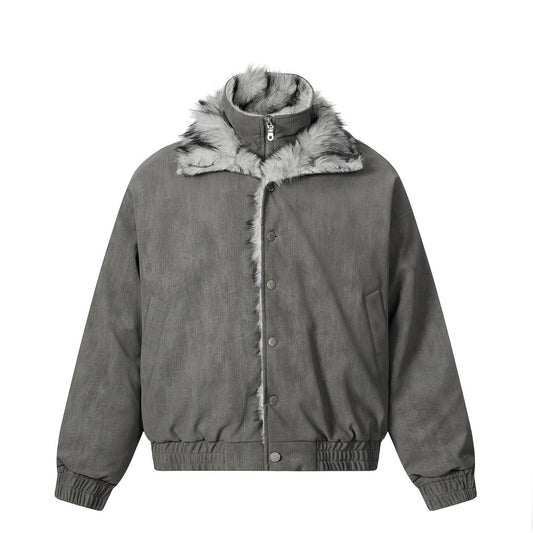 Fake two cotton coats for men