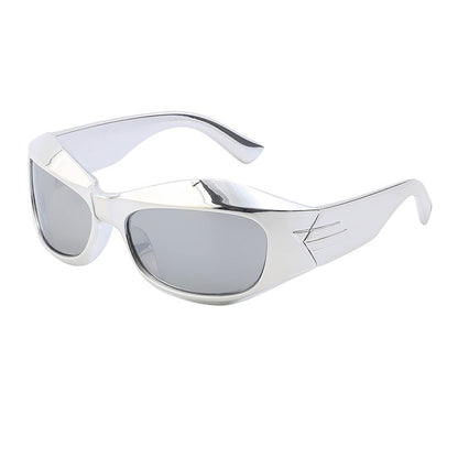 Steampunk Y2K Sunglasses for Men Cycling Sports Sunglasses for Women