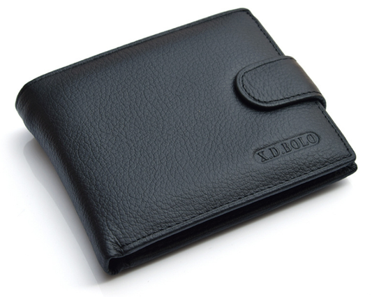 X.D.BOLO Wallet Men Leather Genuine Cow Leather Man Wallets With Coin Pocket Man Purse leather Money Bag Male Wallets Wholesale