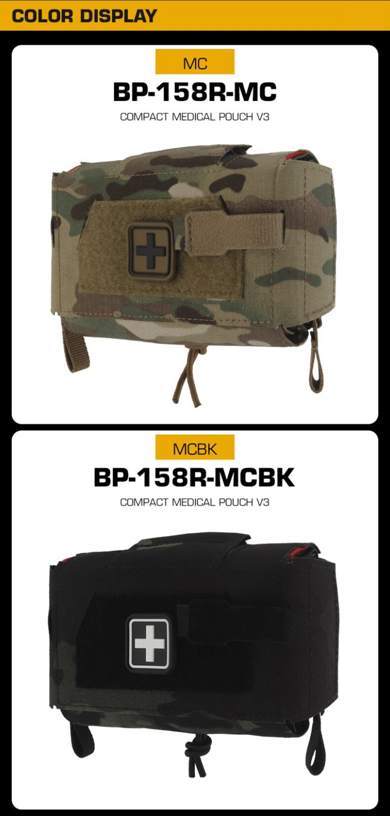 Compact Trauma Bag V3 GEN3 Style Agilit MD2 IFAK Tactical Medical First Aid Bag for Hunting Vest Plate Carrier Belt