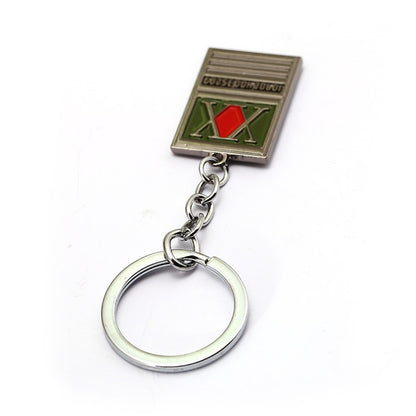 Game Jewelry HUNTER x HUNTER Keychain GON FREECSS License Pendant Key Ring Holder For Women Men Jewelry