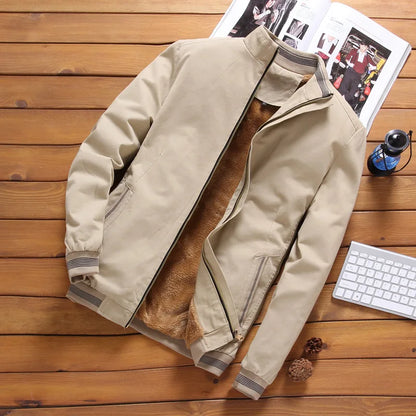 Men Slim Winter Jackets And Coats New Male Fleeces Warm Coats Fit Down Jackets Good Quality Men Cotton Spring Jackets Size 6XL