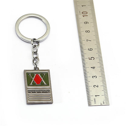 Game Jewelry HUNTER x HUNTER Keychain GON FREECSS License Pendant Key Ring Holder For Women Men Jewelry