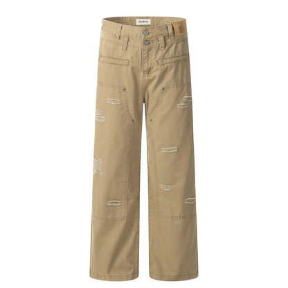 Straight leg jeans for men