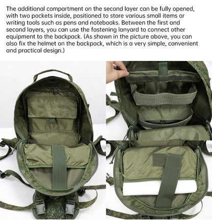 Cold War export: Russian Mammoth B tactical backpack, replica of Russian mountain special forces SPN Beaver 2 assault pack