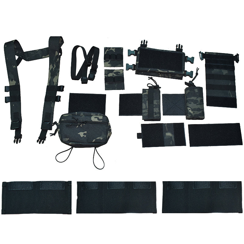MK3 Tactical Classis Chest Rig Coyote  Multifunctional modular special training belly pocket for Tactical Vest