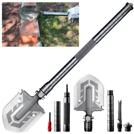 Folding Military Survival Shovel – Multi-Purpose Camping & Defense Tool