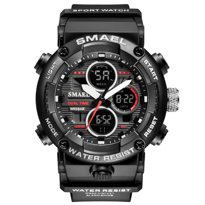 SMAEL 8038 Sport Watch Men Waterproof LED Digital Watches Stopwatch Big Dial Clock For Male 8038 relogio masculino Men Watches Quartz