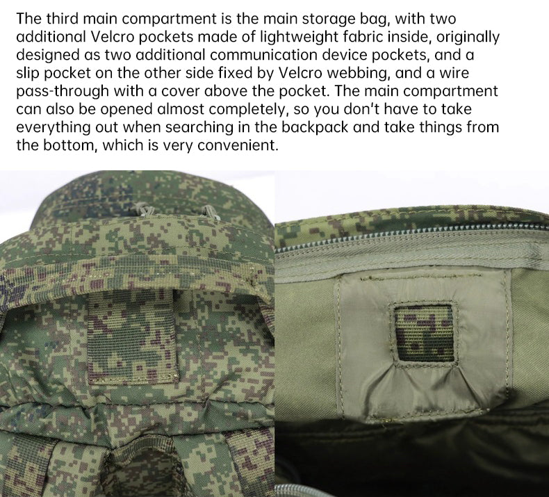 Cold War export: Russian Mammoth B tactical backpack, replica of Russian mountain special forces SPN Beaver 2 assault pack