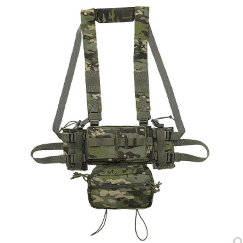 MK3 Tactical Classis Chest Rig Coyote  Multifunctional modular special training belly pocket for Tactical Vest