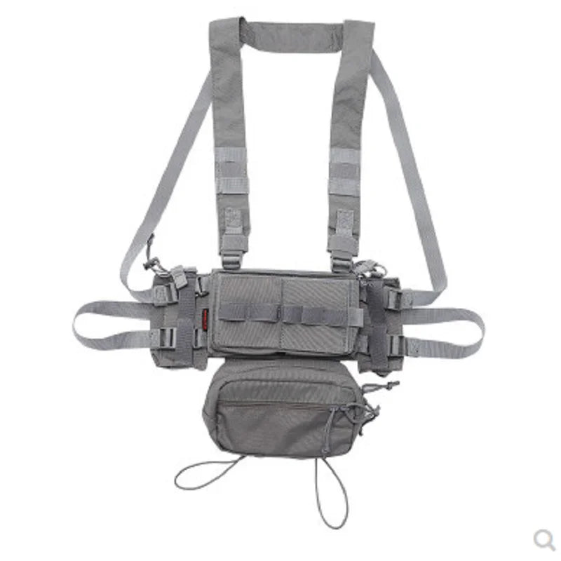 MK3 Tactical Classis Chest Rig Coyote  Multifunctional modular special training belly pocket for Tactical Vest