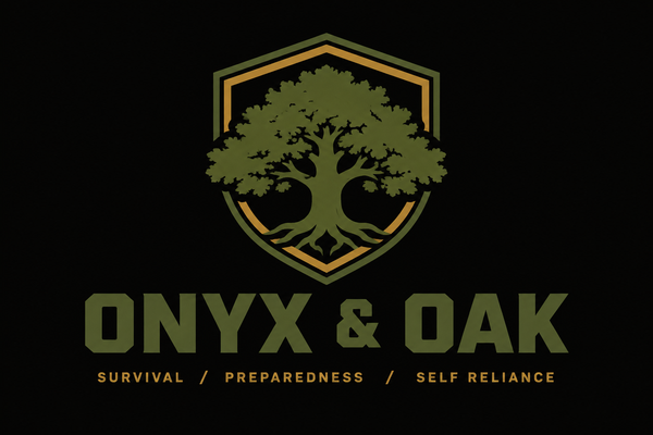 Onyx & Oak Survival Logo
